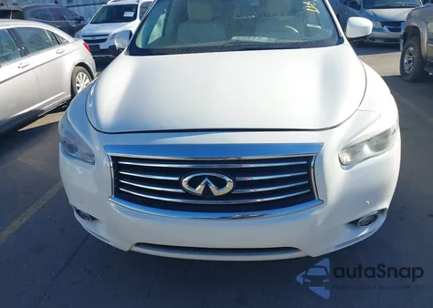 2013 Infiniti Jx35 z USA, uszkodzony, nr VIN 5N1AL0MMXDC322380